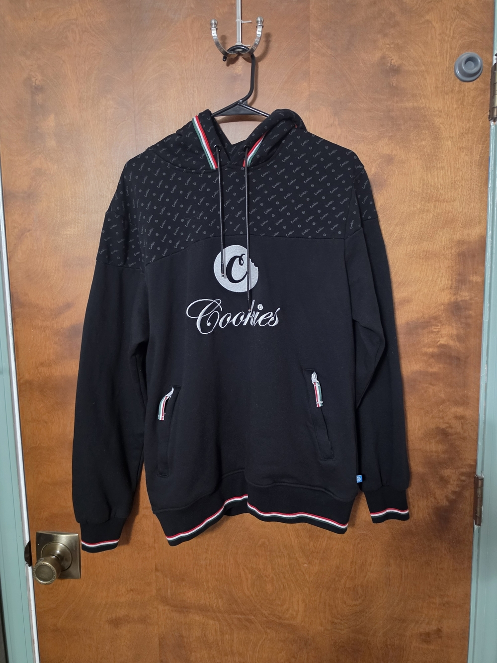 Cookies Men’s Black Logo Pullover Hoodie